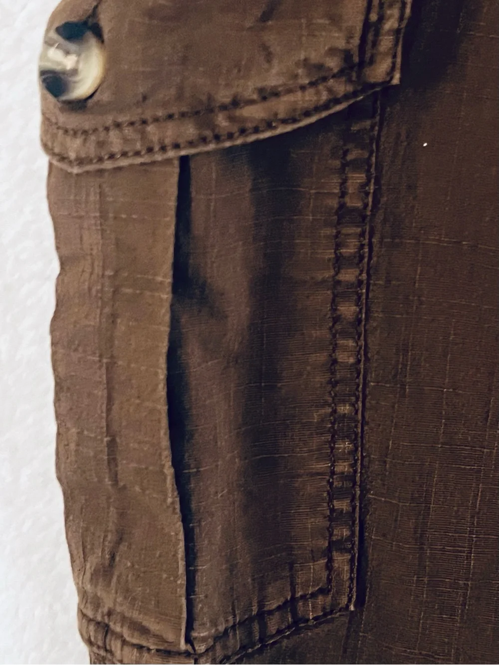 Sonoma women’s Brown Cargo Pants with Drawstring Waist - Picture 5 of 12